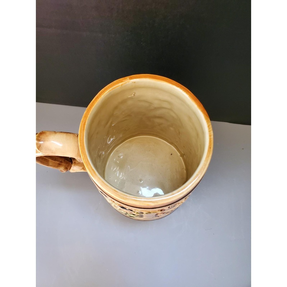😎Vintage Ceramic Beer‎ Stein Mug 1/2 Gallon Ale Tavern Scene Japan - Picture 4 of 7